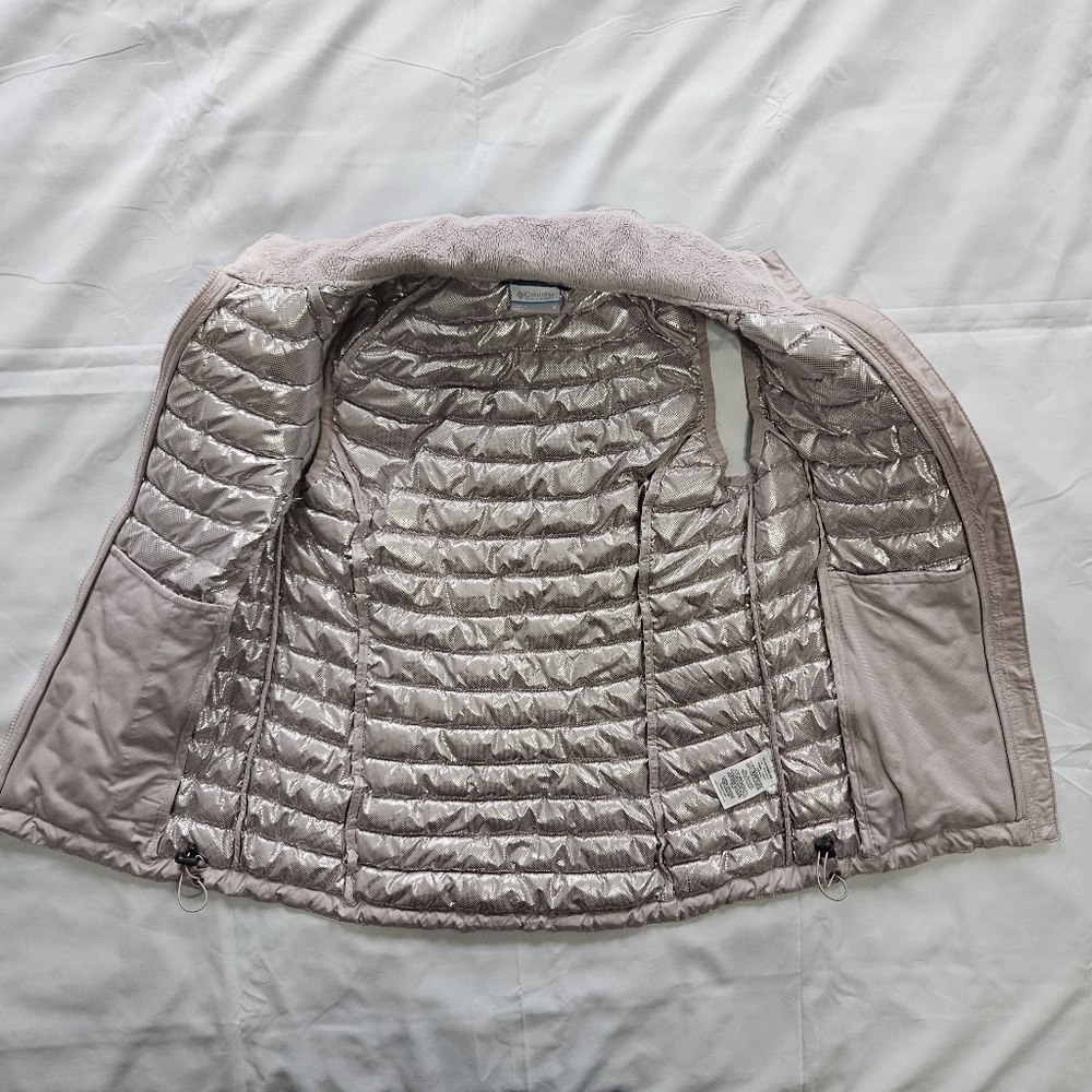 Columbia Omni Heat Vest Womens S Purple Full Zip Thermal Reflective Lining - Picture 5 of 13